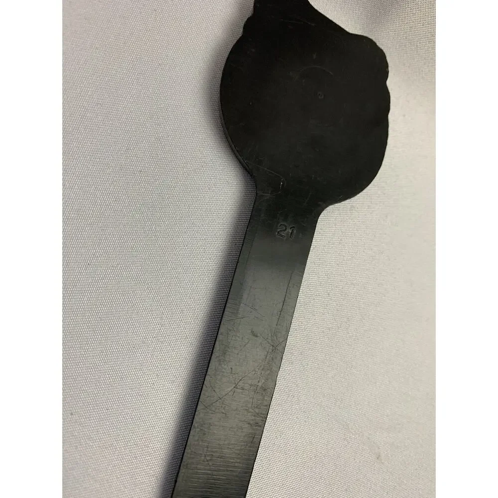 Vintage Exxon Esso Tiger Letter Opener Black Plastic Stake 